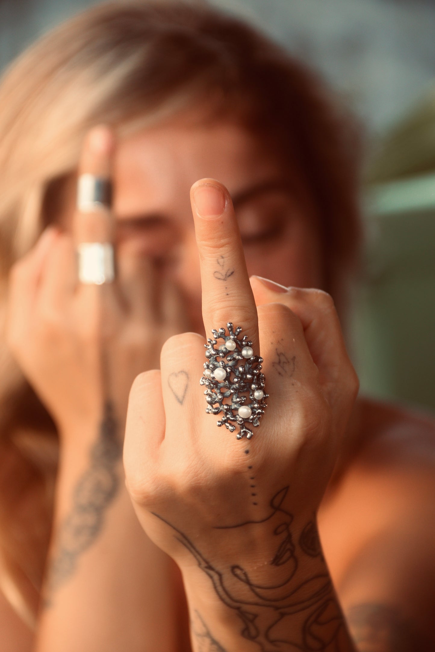 "Born from Salt" ring V2