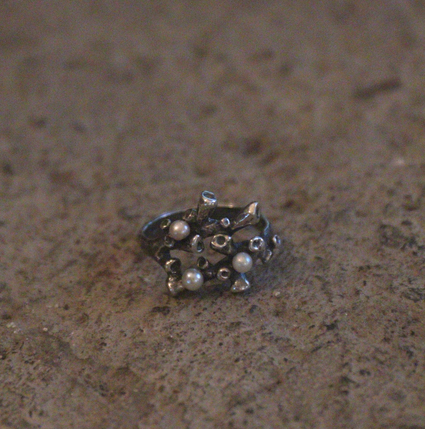 "Born from Salt" ring, V1