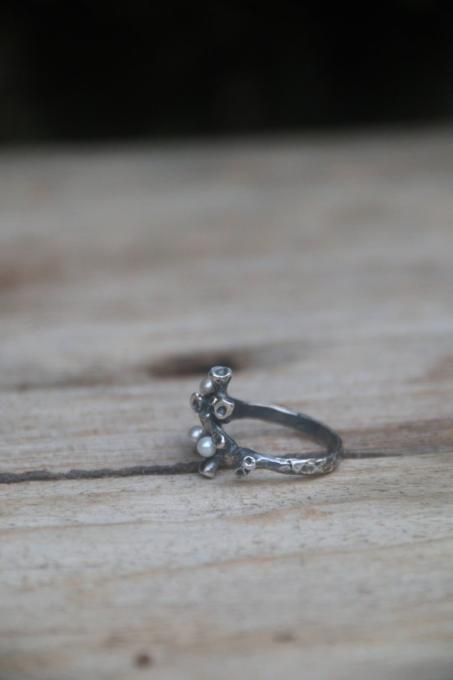 "Born from Salt" ring, V1