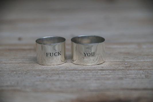 "Unapologetically Bold" rings set