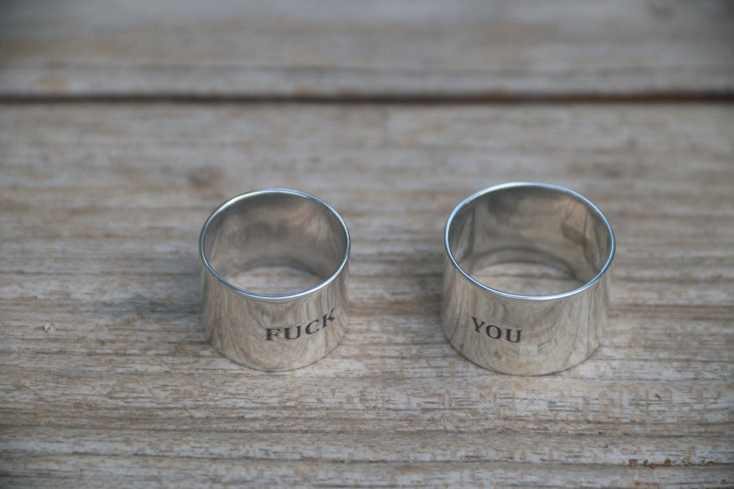 "Unapologetically Bold" rings set